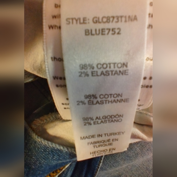 Good American Good Legs Distressed Buste Knees Ankle Jeans 12/31 - Picture 4 of 16